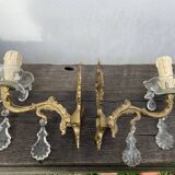 Pair of tassel sconces