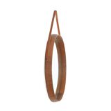 Round mirror with teak frame, 1960s