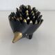 Vintage 1950 hedgehog ashtrays by Walter Bosse for Hertha Baller