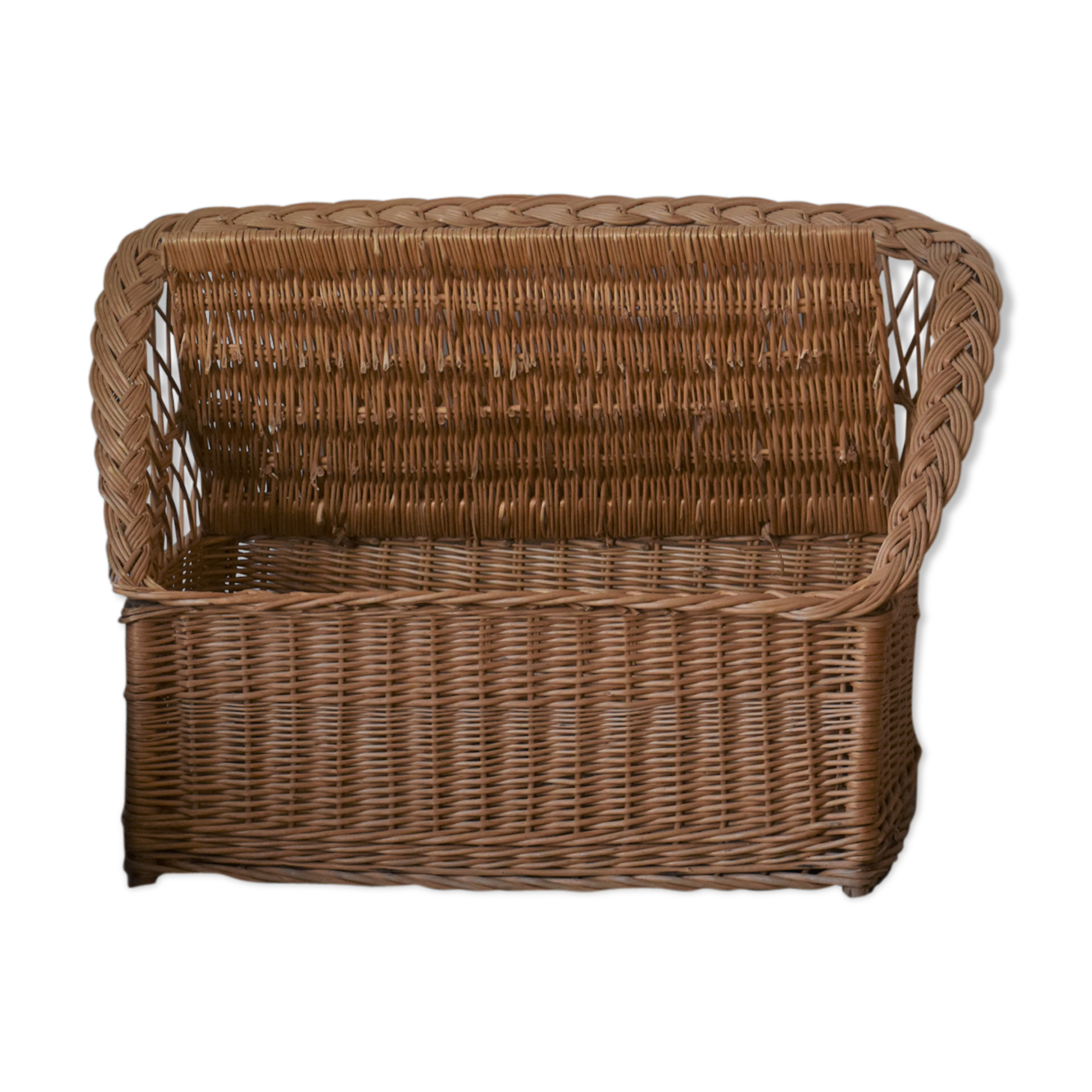 Vintage wicker chest