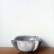 Vintage stoneware ashtray mortar