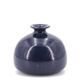 Midnight blue ceramic ball vase, 1970s