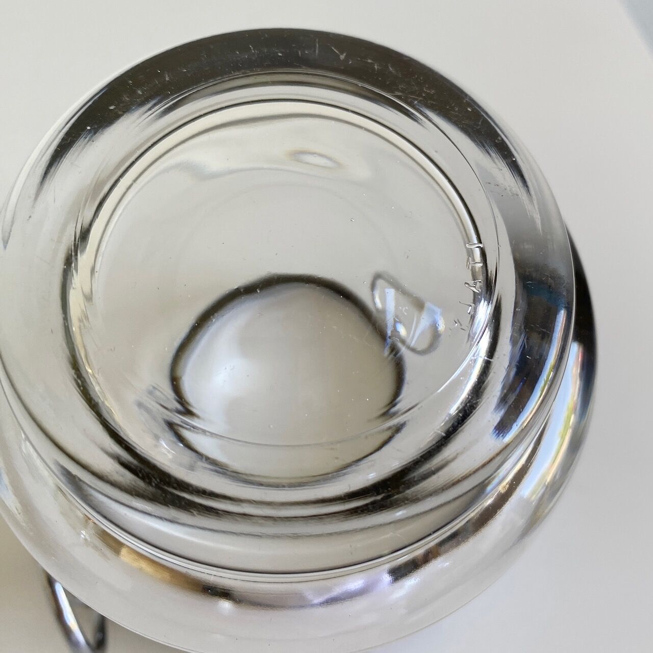 Vintage Italian glass ice bucket