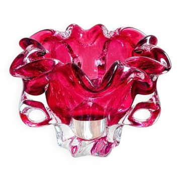 Bohemian glass cup by Josef Hospodka 1960