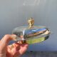 Beurrier métal argenté gland