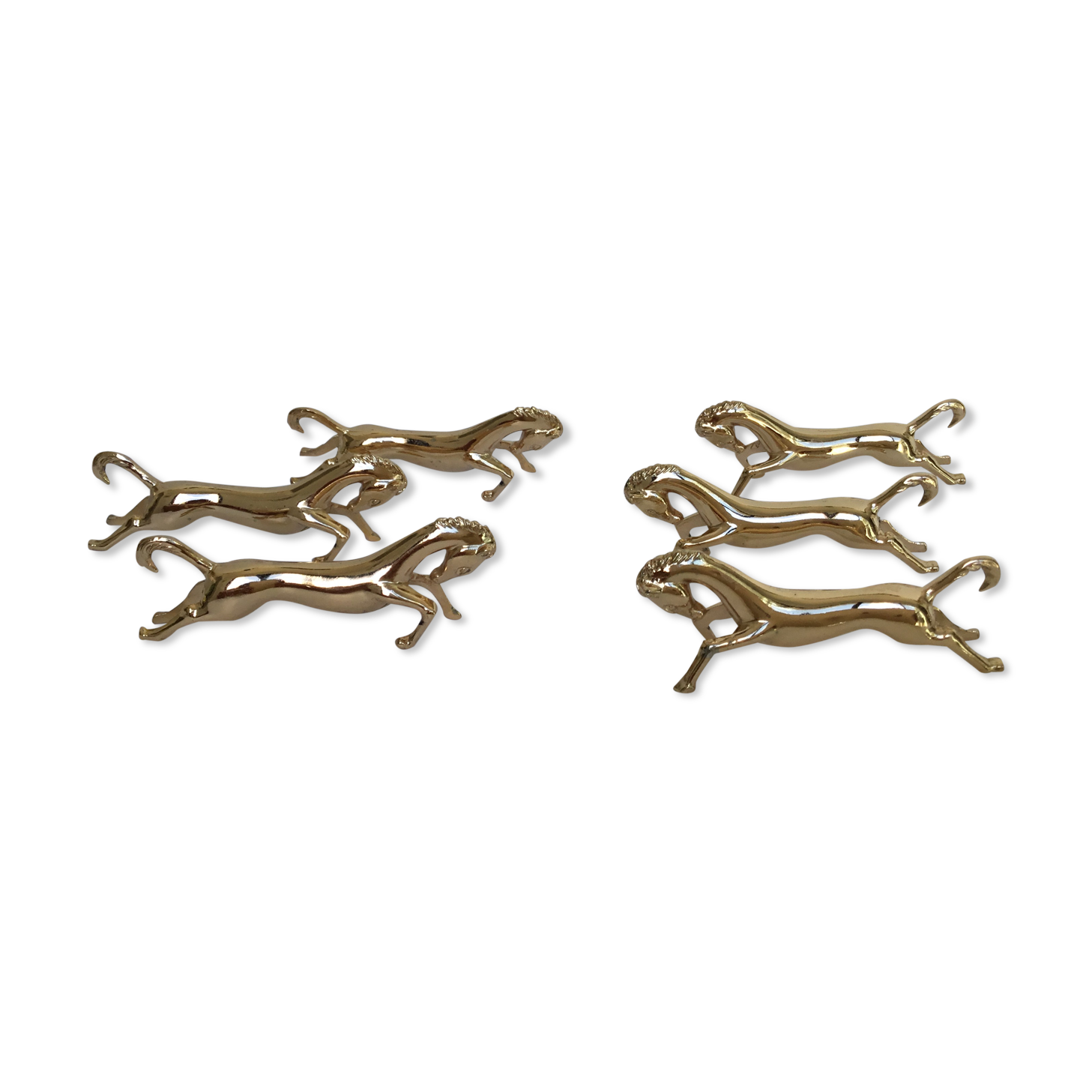 6 golden knife holder