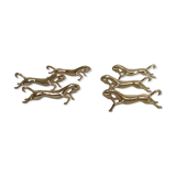 6 golden knife holder