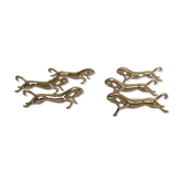 6 golden knife holder