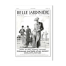 Affiche vintage 30s Belle Jardiniere 30x40cm sans cadre