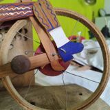 Old wooden push toy