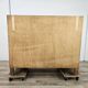 Commode en noyer Art Déco des années 1940 – 5 tiroirs
