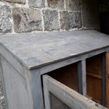 Patinated industrial wardrobe