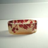 Legras Phoenician series ruby jardinière in multi-layered glass (1900 - 1910)