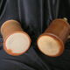 Feet of lamps in sandstone