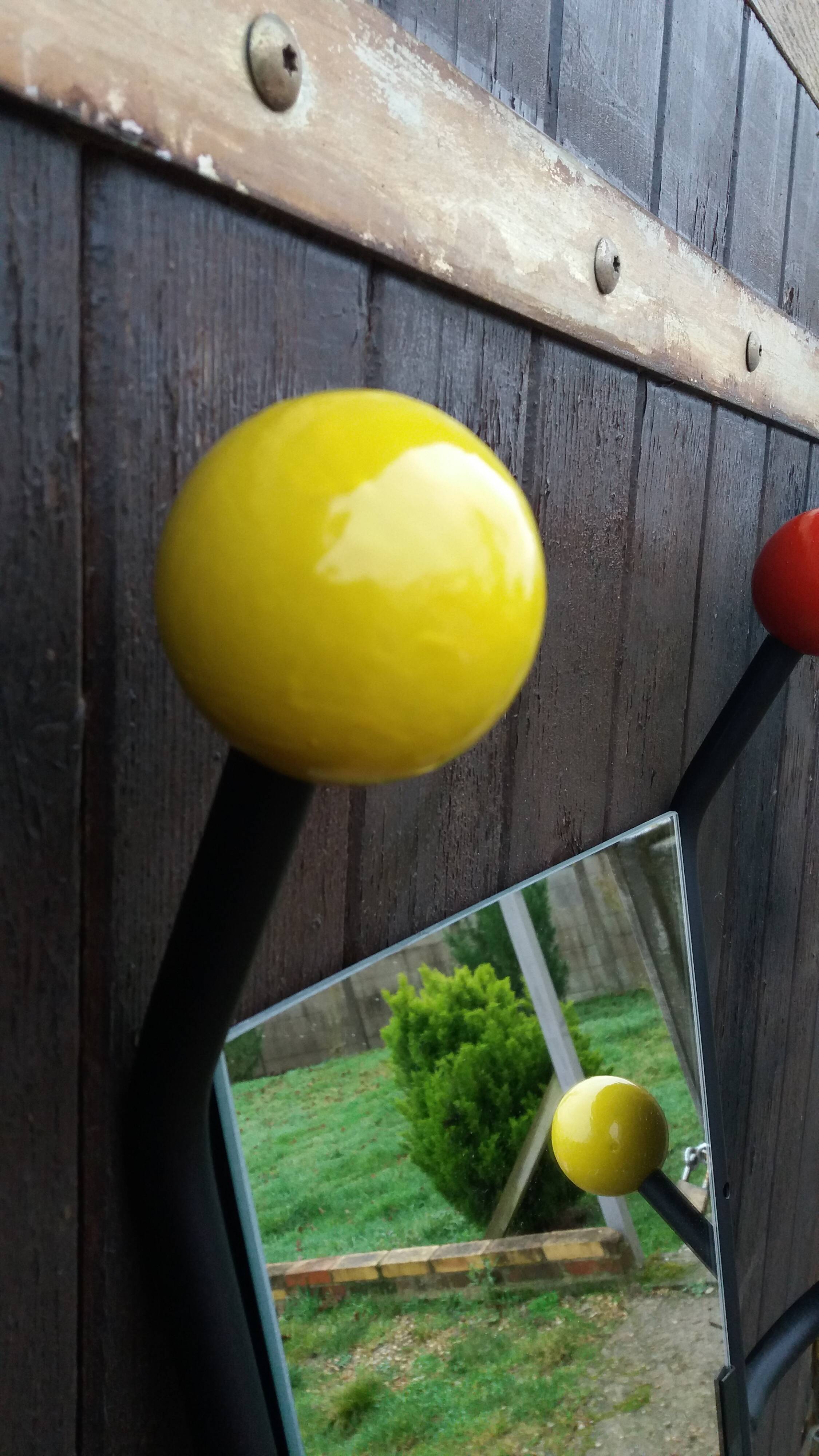 Vintage wall coat rack
