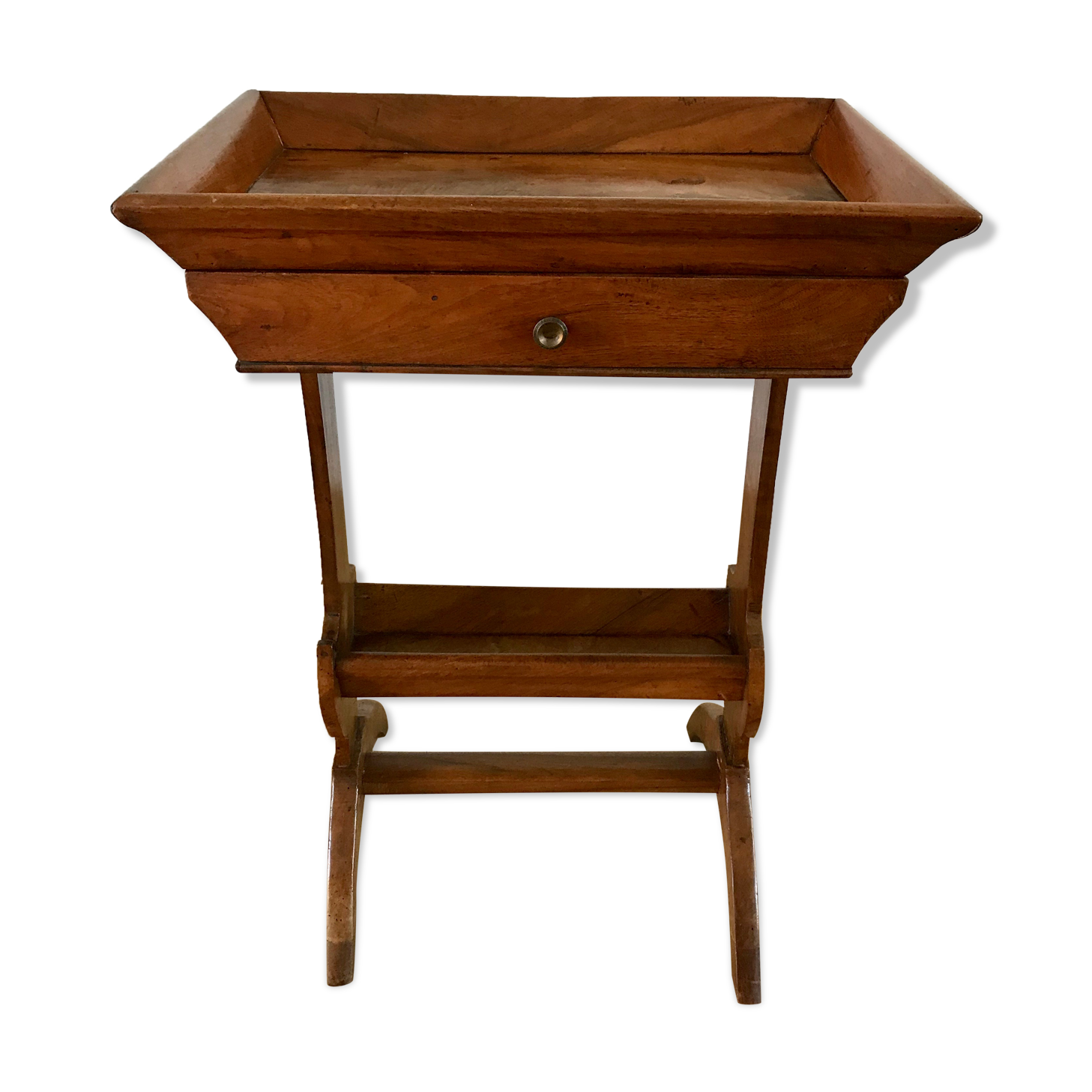Bedside table / side cabinet in oak late nineteenth century
