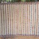 White carpet and woven wool, 185 x 250 colors