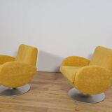 Mid-Century Swivel Armchairs, Denmark, 1960s, Set of 2