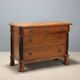 Commode Napoléon III en noyer - Italie fin XIXe siècle