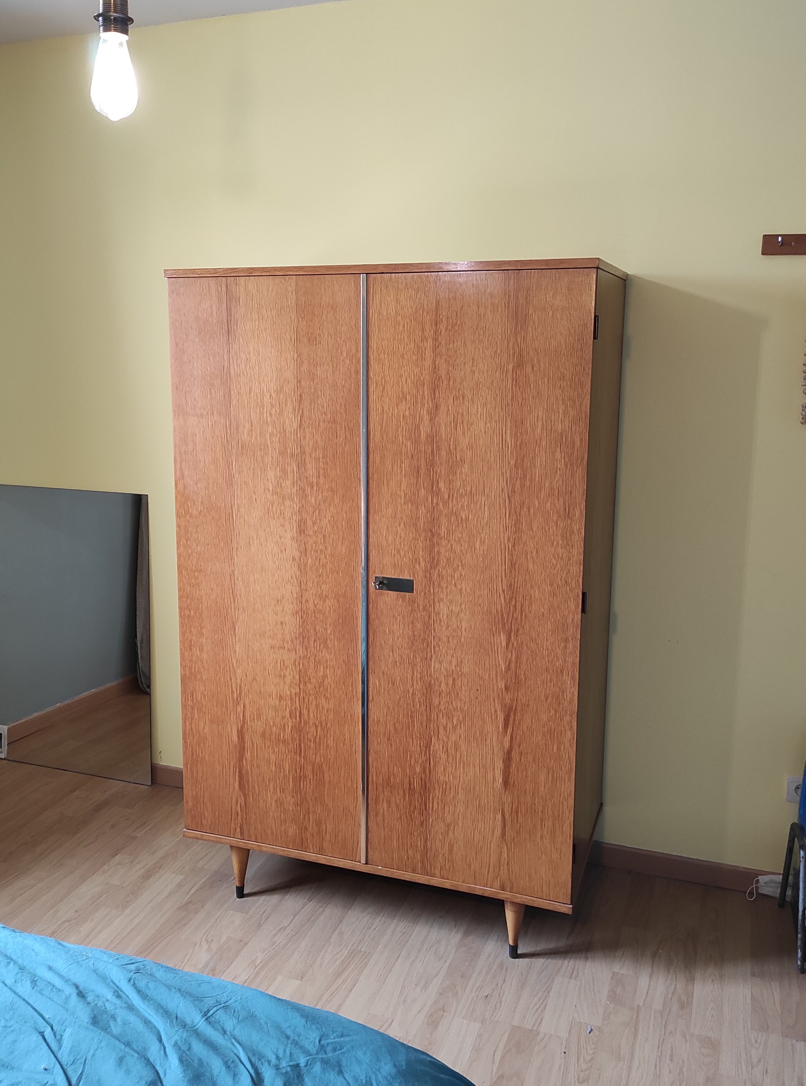 Scandinavian two-door wardrobe