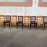 Set of 8 bistro chairs