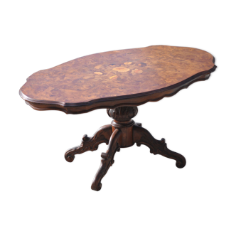 Table marquetee Rubus violin