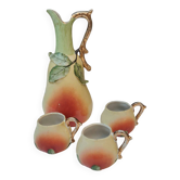 Liqueur service, pear shape