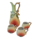 Liqueur service, pear shape