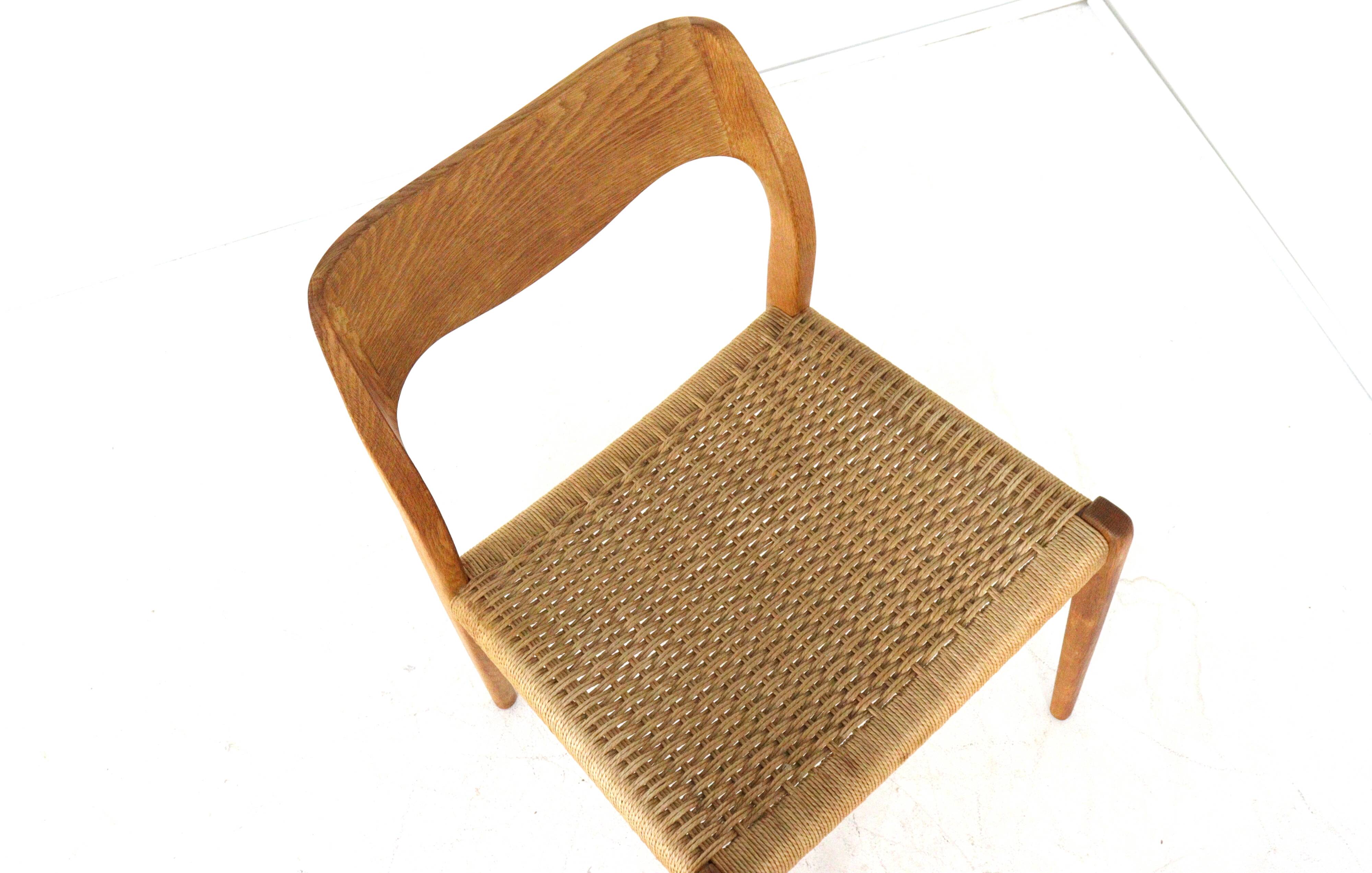 Ensemble de 6 Niels Otto Møller pour JL Møllers Møbelfabrik | modèle 71 - danois