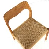 Ensemble de 6 Niels Otto Møller pour JL Møllers Møbelfabrik | modèle 71 - danois