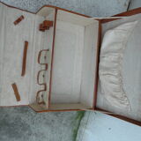 Vintage leather suitcase