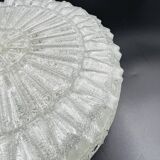 Plafonnier en verre relief sablé RZB