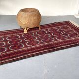 Artisanal orient rug pure vintage wool - 102cm x 204cm