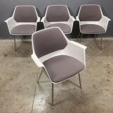 Space Age vintage bucket Chair Georg Leowald Wilkhahn