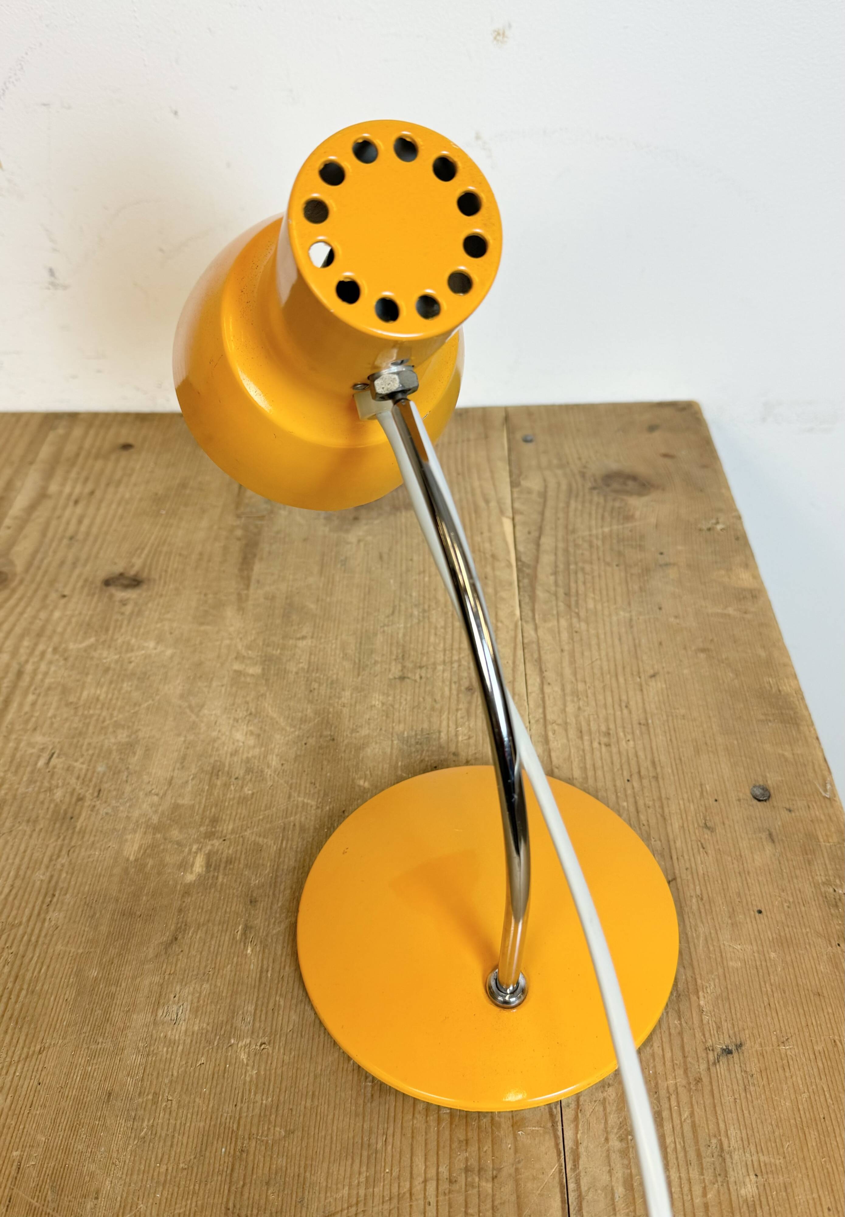 Orange Table Lamp by Josef Hurka for Napako, 1970s