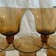 Amber glass cups