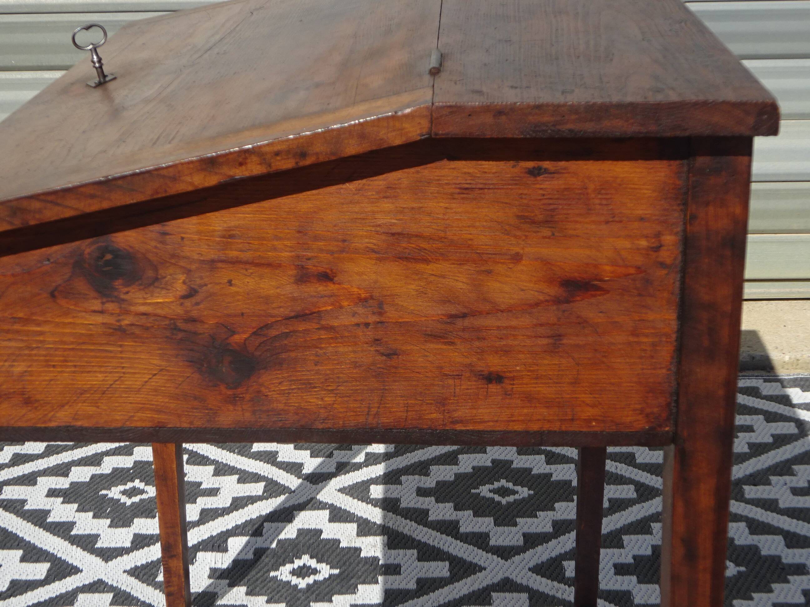Small vintage desk with storage.