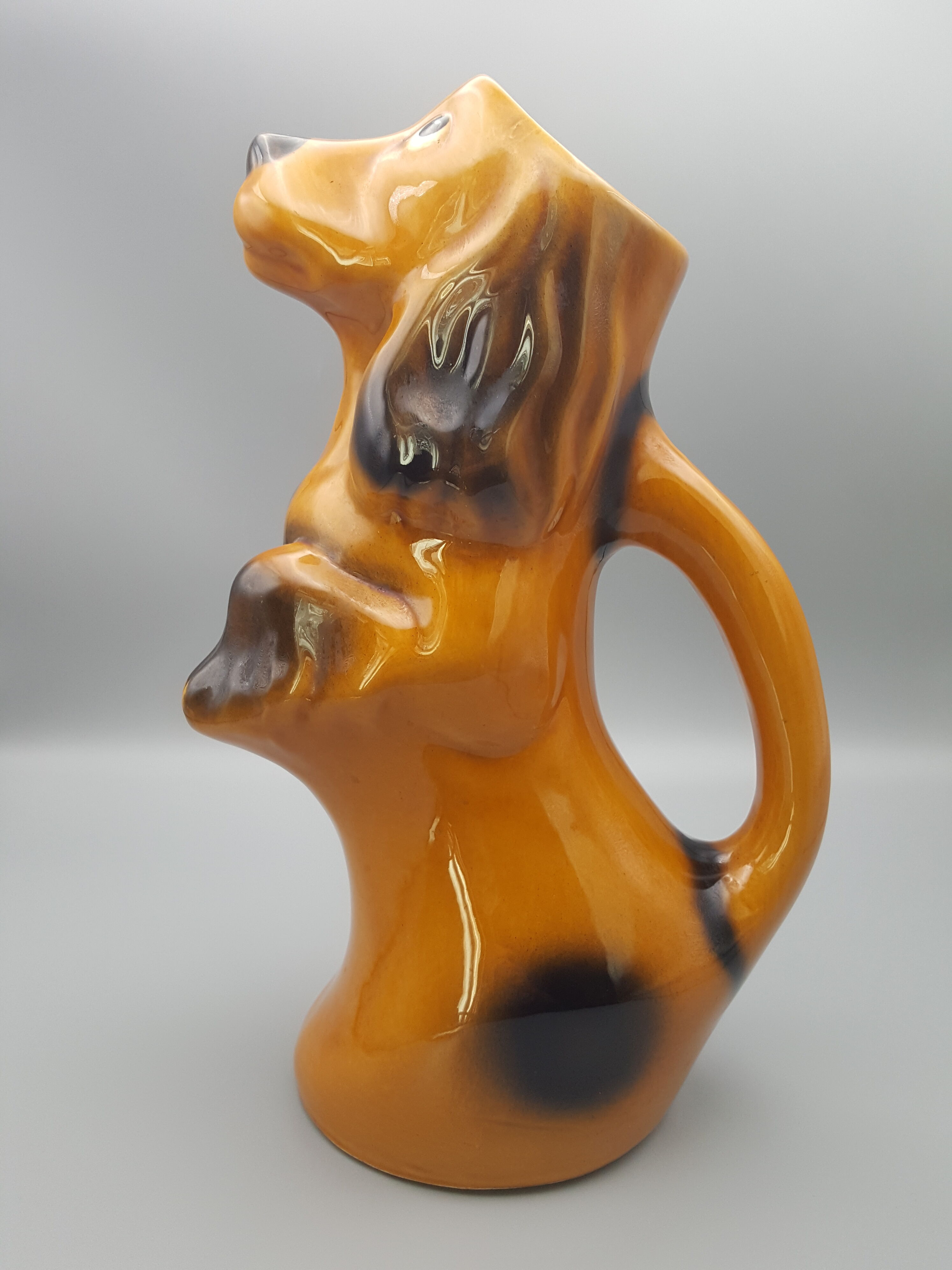 Zoomorphic pitcher in the shape of a dog