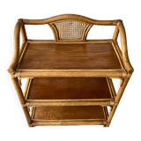 Rattan & cane side table - Very good condition