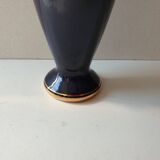 Navy Blue Porcelain Soliflore Vase - Coronetti Cunardo Italy
