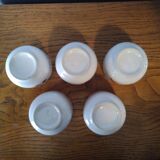 Orange flower tea cups