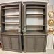 Pair of black China buffets