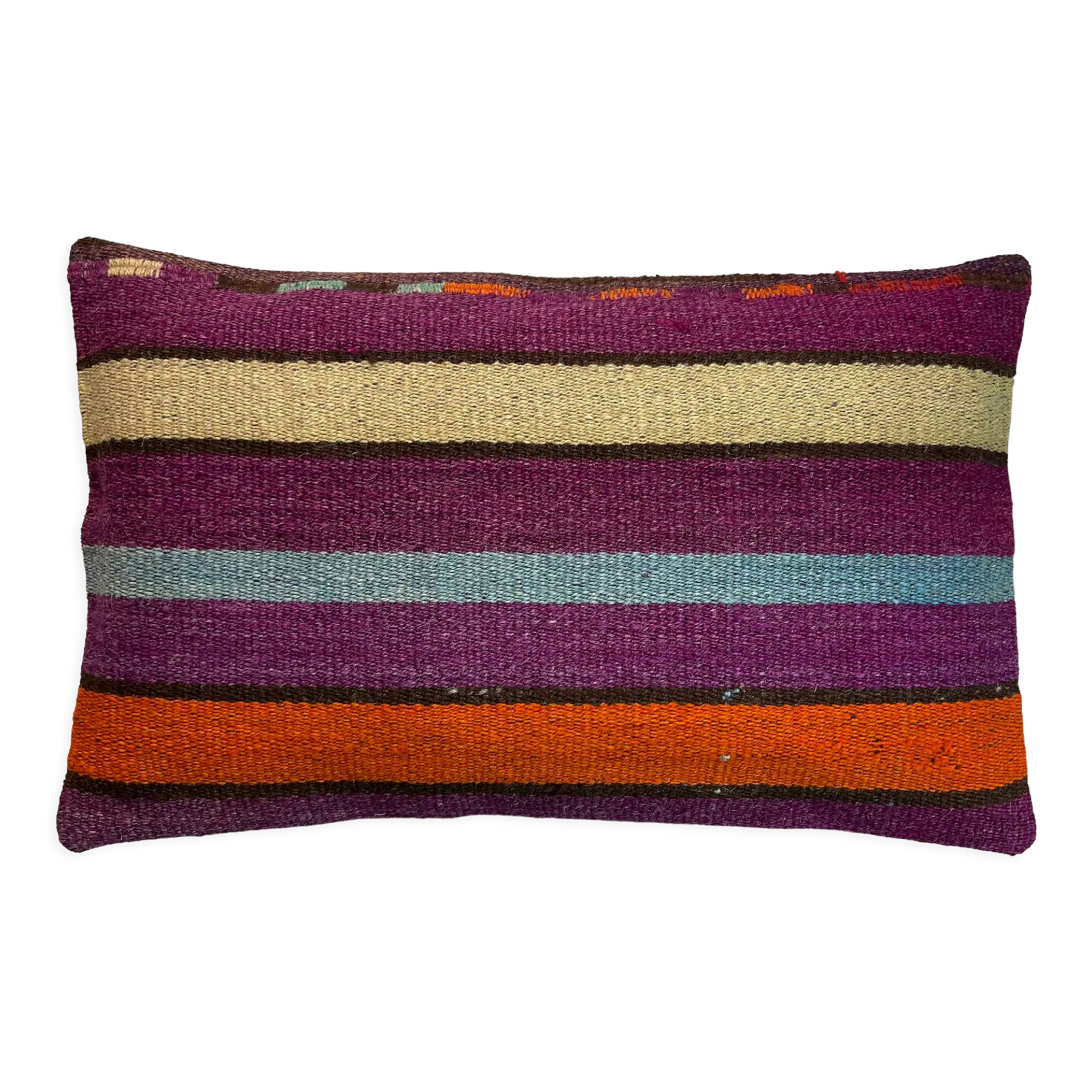 Vintage turkish handmade cushion cover , 30 x 50 cm