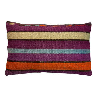 Vintage turkish handmade cushion cover , 30 x 50 cm