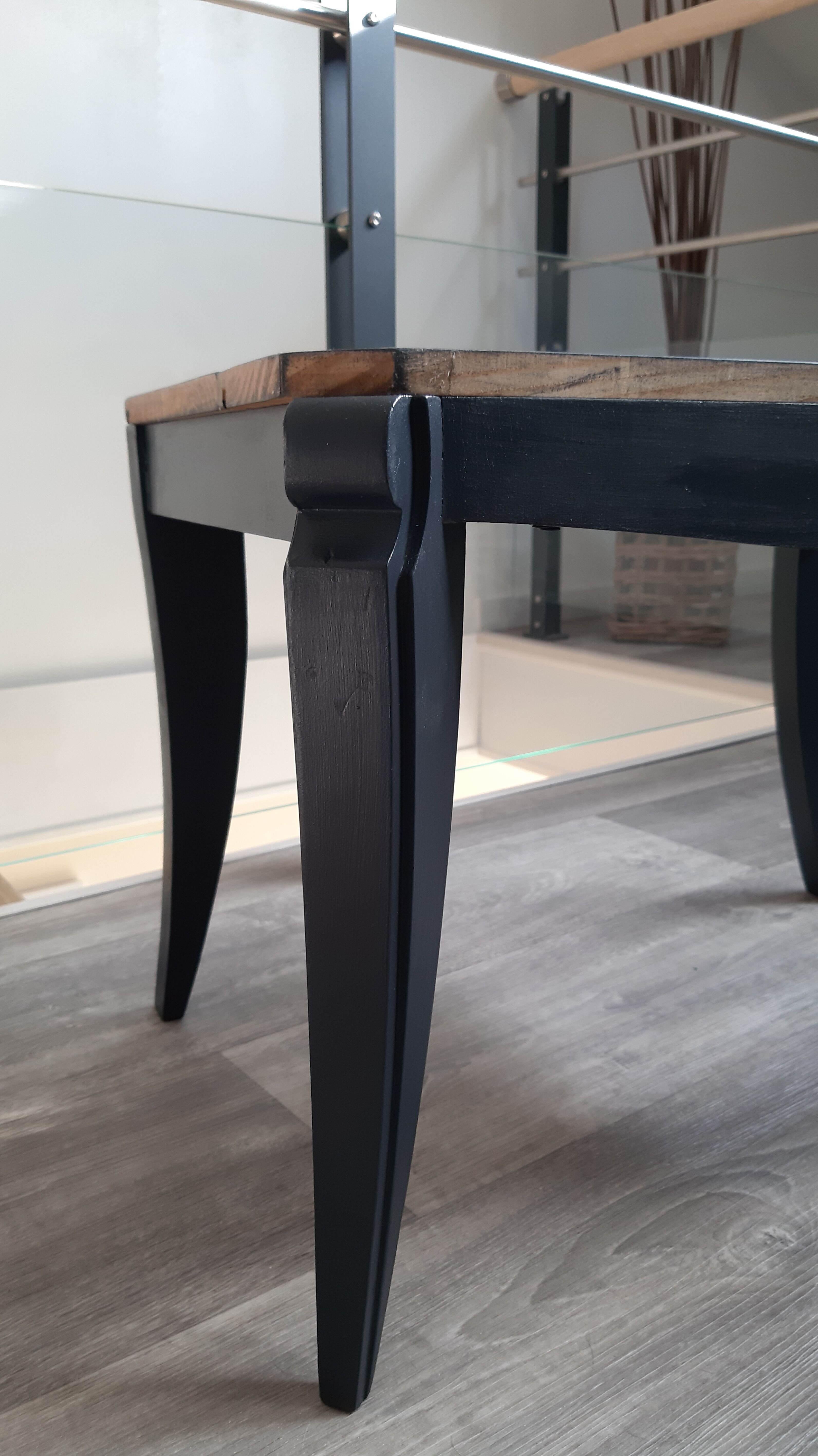 Contemporary bedside carbon color