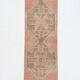 3x9 Vintage Pale Red & Brown Aesthetic Turkish Runner Rug, 91x291Cm