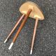 Mid century coffee table french cocktail vintage design 1960 scandinavian tripod