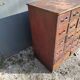 Old sideboard workshop furniture 49 drawers vintage design