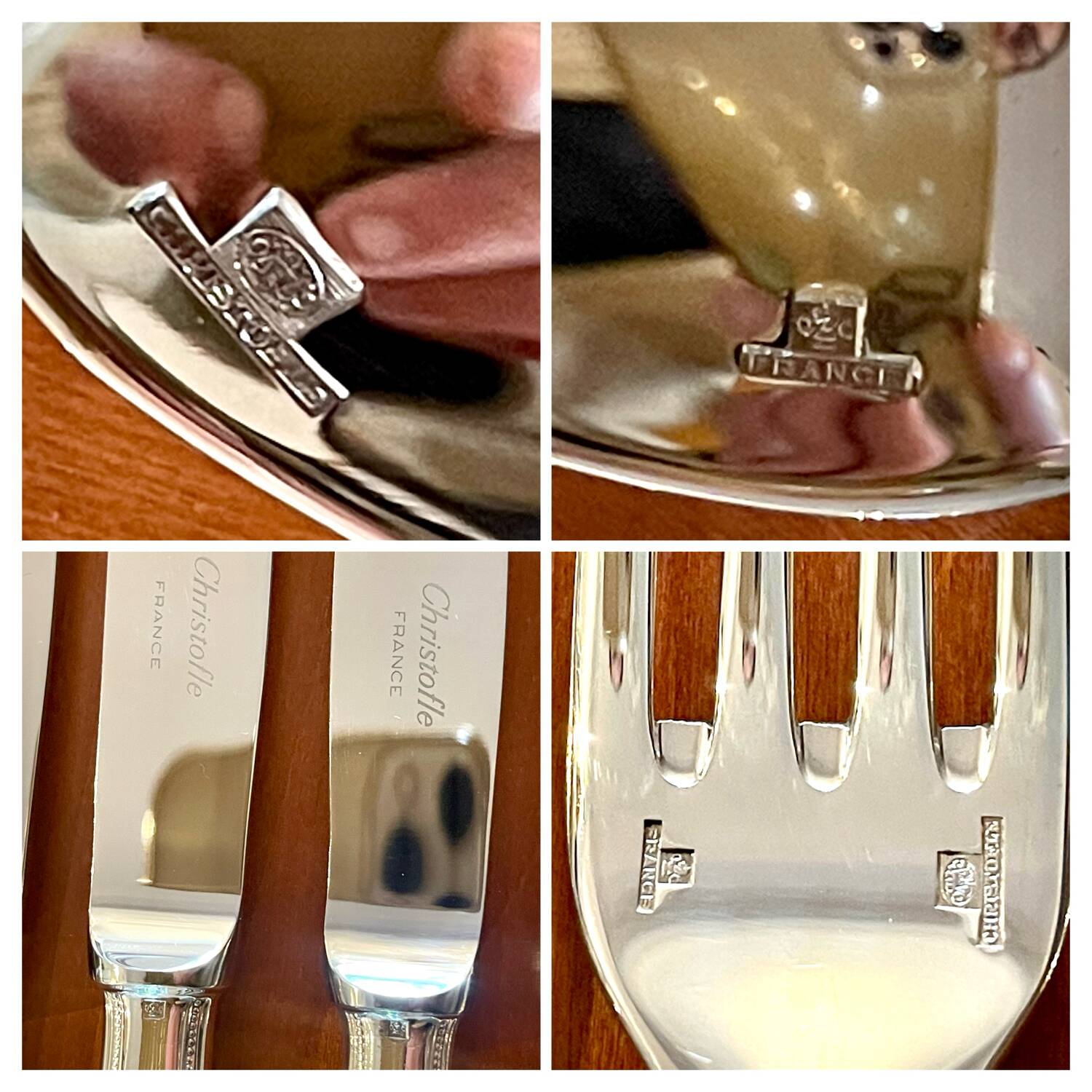 Christofle pearl flatware, 60 pieces, excellent condition