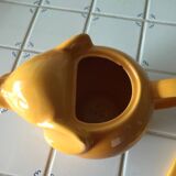 Théière Éléphant vintage jaune